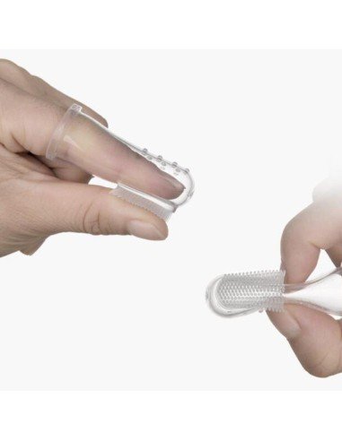 ✨ Setx2 Cepillo Dental Silicona para Mascota dedos