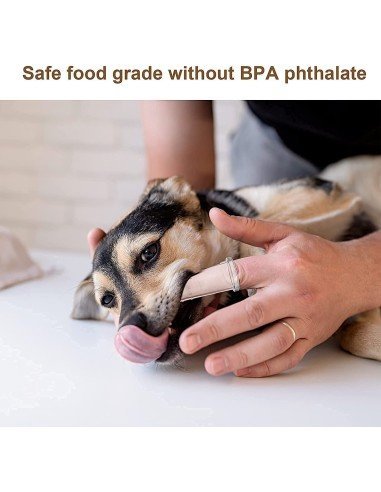 ✨ Setx3 Cepillo dental dedal Silicona para Bebé