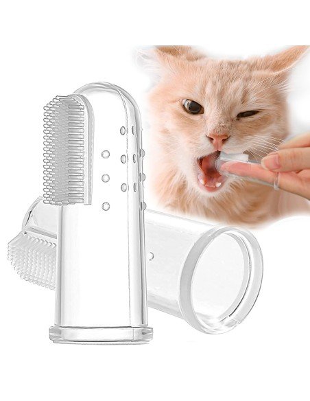 ✨ Setx3 Cepillo dental dedal Silicona para Bebé
