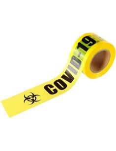 ✨ Cinta Decorativa Covid No pase Para Fiestas Halloween