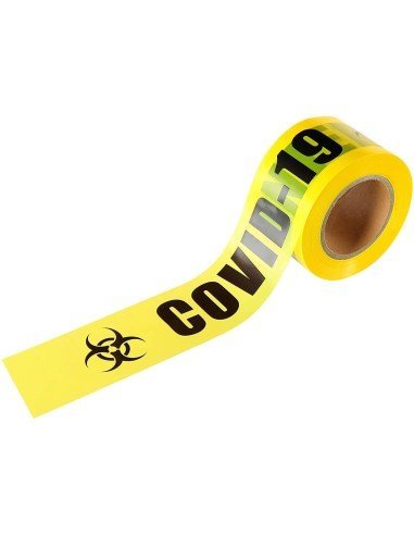 ✨ Cinta Decorativa Covid No pase Para Fiestas Halloween
