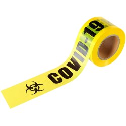 ✨ Cinta Decorativa Covid No pase Para Fiestas Halloween