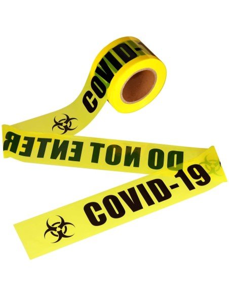 ✨ Cinta Decorativa Covid No pase Para Fiestas Halloween ✨ Cinta Decorativa Covid No pase Para Fiestas Halloween