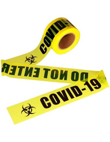 ✨ Cinta Decorativa Covid No pase Para Fiestas Halloween