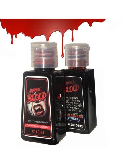 Tarrito De Sangre De Vampiro De Fantasía Teatro Y Halloween