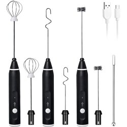 ⭐ Espumador Batidor Recargable Leche Café Chocolate Cappuccino