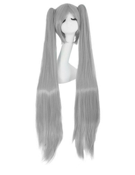 ⭐ Peluca Extralarga Hatsune Miku Cosplay 130cm cabello liso ⭐ Peluca Extralarga Hatsune Miku Cosplay 130cm cabello liso