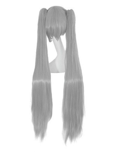 ⭐ Peluca Extralarga Hatsune Miku Cosplay 130cm cabello liso