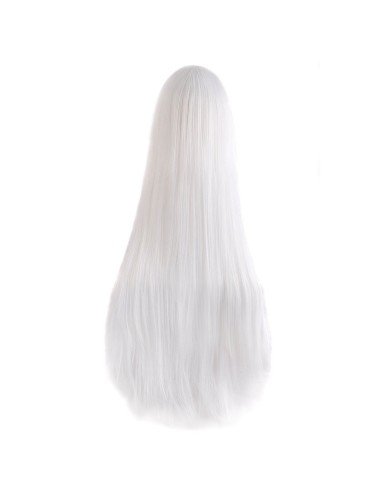 ⭐ Peluca de Kanekalon Lisa corte Recto 100 Cm Cosplay - Negro