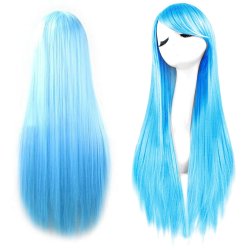 ⭐ Peluca de Kanekalon Lisa 80 Cm Cosplay Cabello largo