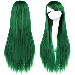 ⭐ Peluca de Kanekalon Lisa 80 Cm Cosplay Cabello largo
