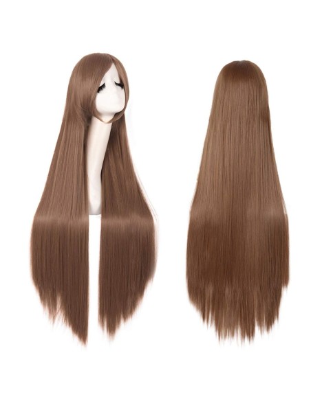 ⭐ Peluca de Kanekalon Lisa 100 Cm Cosplay - Cafe