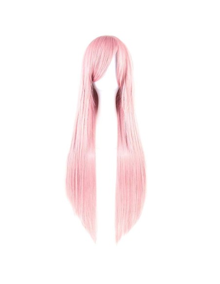 ⭐ Peluca Cosplay lisa 80cm Kanekalon Rosado ⭐ Peluca Cosplay lisa 80cm Kanekalon Rosado