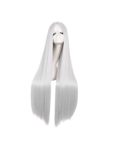 ⭐ Peluca de Kanekalon Lisa corte Recto 100 Cm Cosplay - Negro
