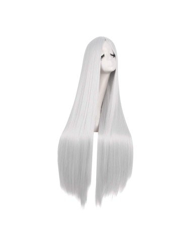 ⭐ Peluca de Kanekalon Lisa corte Recto 100 Cm Cosplay - Negro