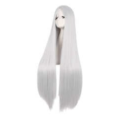 ⭐ Peluca de Kanekalon Lisa corte Recto 100 Cm Cosplay - Negro