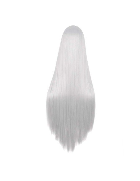 ⭐ Peluca de Kanekalon Lisa corte Recto 100 Cm Cosplay - Negro ⭐ Peluca de Kanekalon Lisa corte Recto 100 Cm Cosplay - Negro