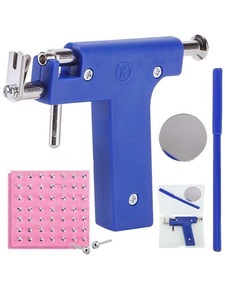 Pistola Máquina Perfora Oreja Ombligo Nariz Piercings Arete