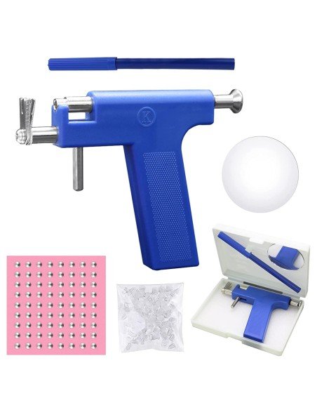 Pistola Máquina Perfora Oreja Ombligo Nariz Piercings Arete