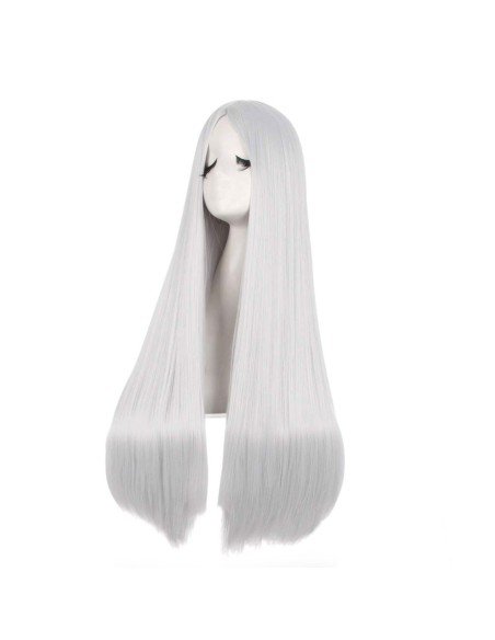 ⭐ Peluca de Kanekalon Lisa corte Recto 80 Cm Cosplay - Negro
