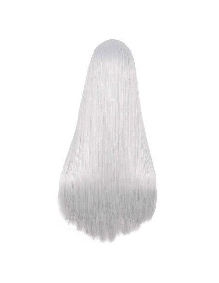 ⭐ Peluca de Kanekalon Lisa corte Recto 80 Cm Cosplay - Negro