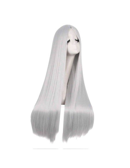 ⭐ Peluca de Kanekalon Lisa corte Recto 80 Cm Cosplay - Negro