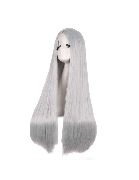 ⭐ Peluca de Kanekalon Lisa corte Recto 80 Cm Cosplay - Negro