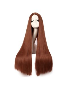 ⭐ Peluca de Kanekalon Lisa corte Recto 70 Cm Cosplay - Negro