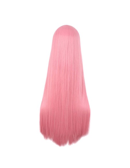 ⭐ Peluca de Kanekalon Lisa corte Recto 80 Cm Cosplay - Negro ⭐ Peluca de Kanekalon Lisa corte Recto 80 Cm Cosplay - Negro