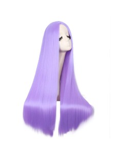⭐ Peluca de Kanekalon Lisa corte Recto 80 Cm Cosplay - Negro 2