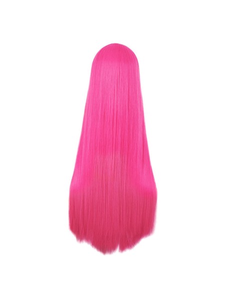 ⭐ Peluca de Kanekalon Lisa corte Recto 80 Cm Cosplay - Negro ⭐ Peluca de Kanekalon Lisa corte Recto 80 Cm Cosplay - Negro