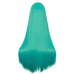 ⭐ Peluca de Kanekalon Lisa corte Recto 70 Cm Cosplay - Negro