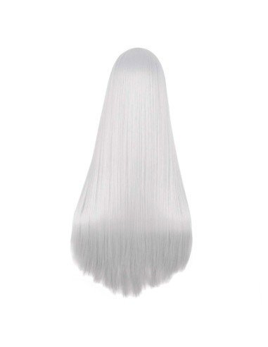 ⭐ Peluca de Kanekalon Lisa corte Recto 70 Cm Cosplay - Negro