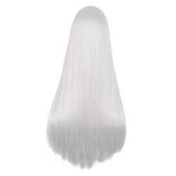 ⭐ Peluca de Kanekalon Lisa corte Recto 70 Cm Cosplay - Negro