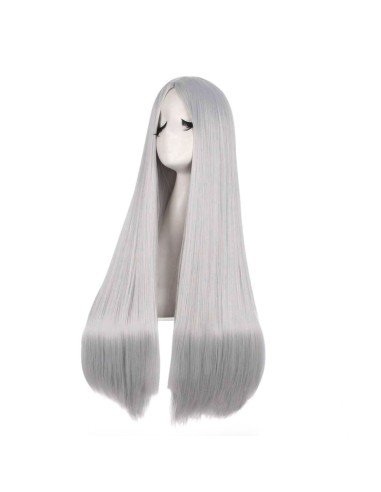 ⭐ Peluca de Kanekalon Lisa corte Recto 80 Cm Cosplay - Negro