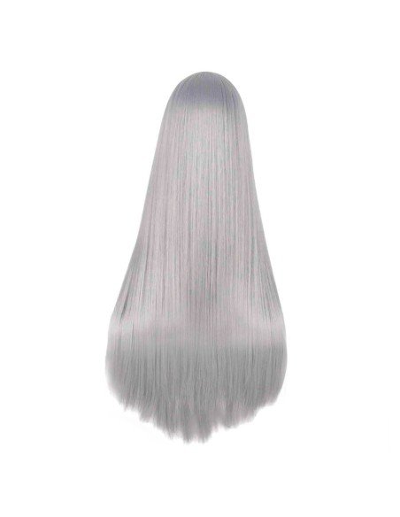 ⭐ Peluca de Kanekalon Lisa corte Recto 80 Cm Cosplay - Negro ⭐ Peluca de Kanekalon Lisa corte Recto 80 Cm Cosplay - Negro