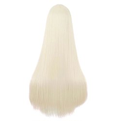 ⭐ Peluca de Kanekalon Lisa corte Recto 70 Cm Cosplay - Negro