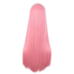 ⭐ Peluca de Kanekalon Lisa corte Recto 70 Cm Cosplay - Negro