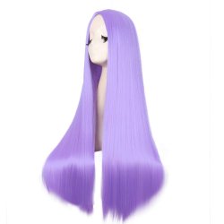 ⭐ Peluca de Kanekalon Lisa corte Recto 70 Cm Cosplay - Negro