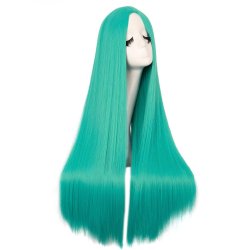 ⭐ Peluca de Kanekalon Lisa corte Recto 70 Cm Cosplay - Negro