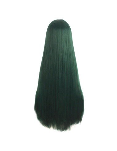 ⭐ Peluca de Kanekalon Lisa corte Recto 70 Cm Cosplay - Negro