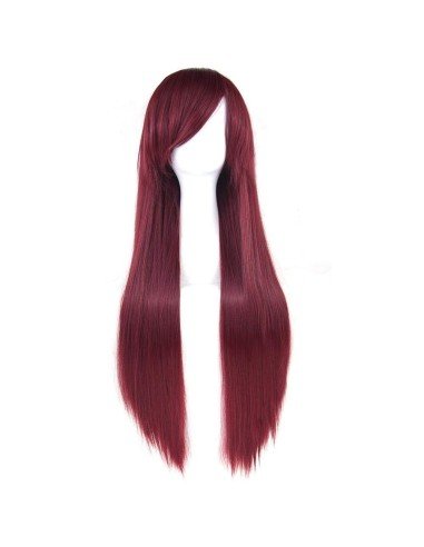 ⭐ Peluca de Kanekalon Lisa 80 Cm Cosplay Cabello largo