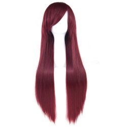 ⭐ Peluca de Kanekalon Lisa 80 Cm Cosplay Cabello largo