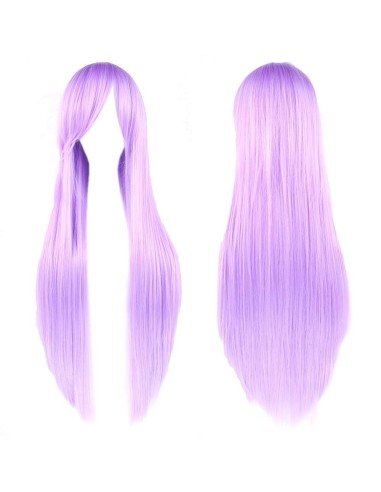 ⭐ Peluca de Kanekalon Lisa 80 Cm Cosplay Cabello largo