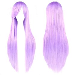 ⭐ Peluca de Kanekalon Lisa 80 Cm Cosplay Cabello largo