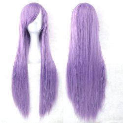 ⭐ Peluca de Kanekalon Lisa 80 Cm Cosplay Cabello largo