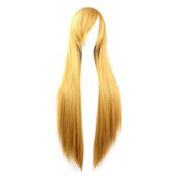 ⭐ Peluca de Kanekalon Lisa 80 Cm Cosplay Cabello largo