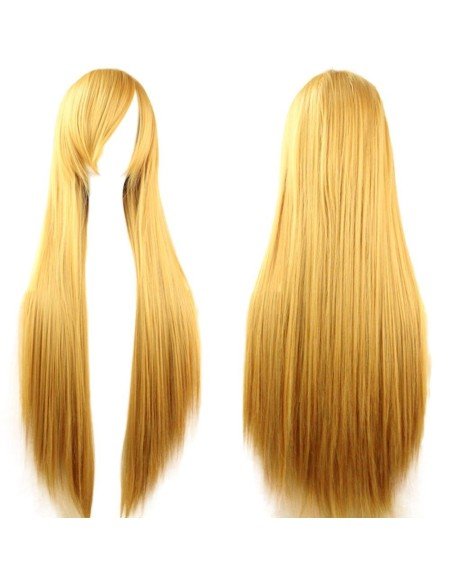 ⭐ Peluca de Kanekalon Lisa 80 Cm Cosplay Cabello largo ⭐ Peluca de Kanekalon Lisa 80 Cm Cosplay Cabello largo