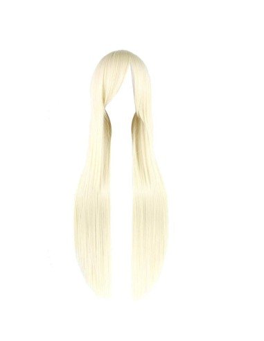 ⭐ Peluca de Kanekalon Lisa 80 Cm Cosplay Cabello largo