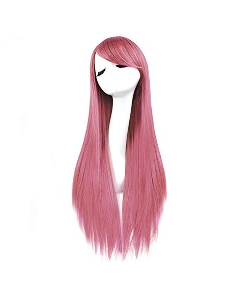 ⭐ Peluca de Kanekalon Lisa 80 Cm Cosplay Cabello largo